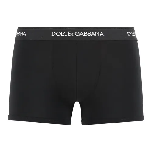 Two-pack Cotton Boxers - Dolce & Gabbana - Modalova