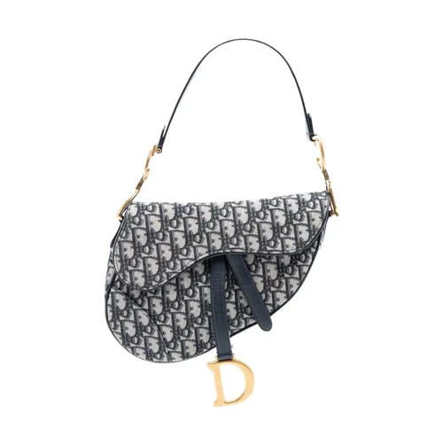 Pre-owned Patterned Saddle Bag - Dior Vintage - Modalova
