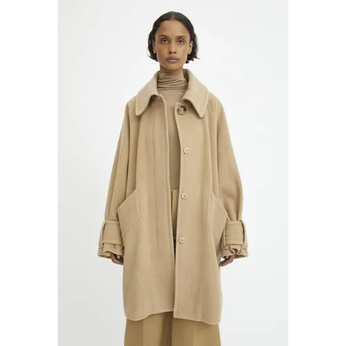 Oversized Camel Wool Coat - Rodebjer - Modalova
