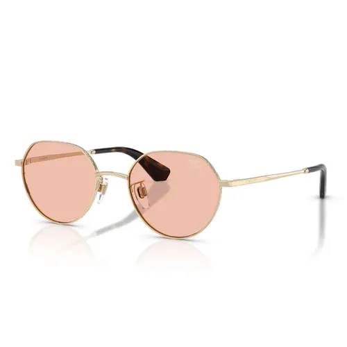 Irregular Round Sunglasses - Burberry - Modalova