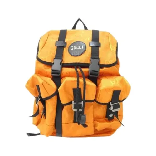 Pre-owned Nylon Backpack - Gucci Vintage - Modalova