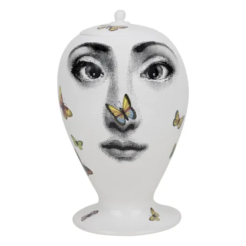 Iconic Lina Cavalieri Inspired Ceramic Vase - Fornasetti - Modalova
