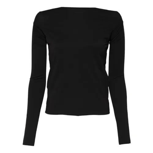 Black Wool Crew Neck Pullover Sweater - Dolce & Gabbana - Modalova