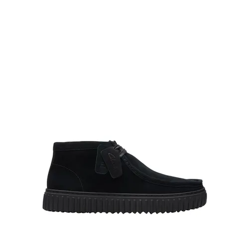 Modern Black Suede Ankle Boot - Clarks - Modalova