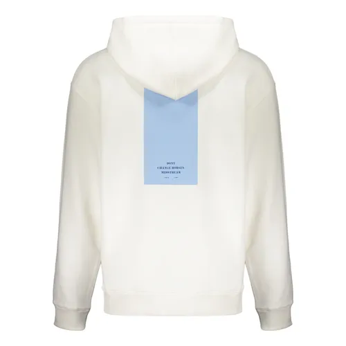Cotton Hoodie with Front and Back Print - Oamc - Modalova