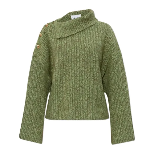 Wool Turtleneck - Ganni - Modalova
