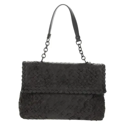 Pre-owned Leather Shoulder Bag - Bottega Veneta Vintage - Modalova