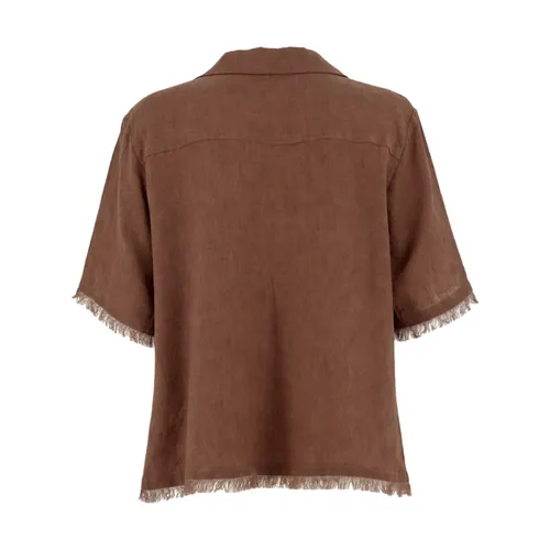 Short-Sleeved Blouse - Antonelli Firenze - Modalova
