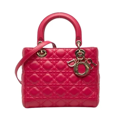 Pre-owned Leather Handbag - Dior Vintage - Modalova