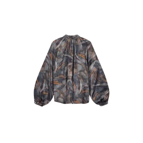 Convertible Officer Collar Blouse - Summum Woman - Modalova