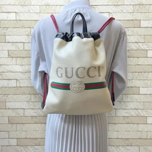 Pre-owned Vintage Backpack - Gucci Vintage - Modalova