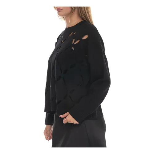 Wool Tank Pullover with Logo Detail - Liu Jo - Modalova