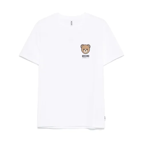 Bear Patch T-shirt - Moschino - Modalova