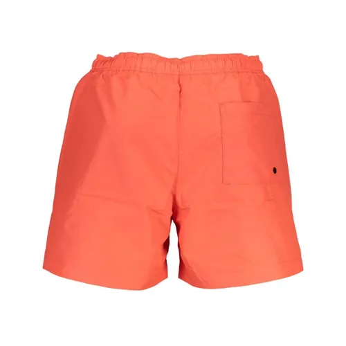 Red Polyester Swimwear with Pockets - Calvin Klein - Modalova