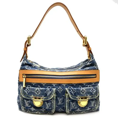 Pre-owned Denim Shoulder Bag - Louis Vuitton Vintage - Modalova
