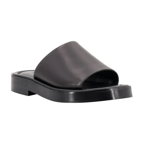 Black Sandals with Round Toe - Ferragamo - Modalova