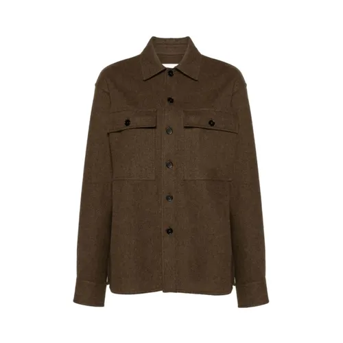 Green Wool Felt Jacket - Jil Sander - Modalova