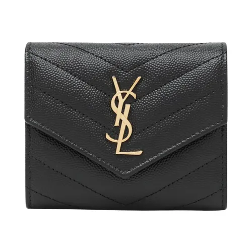 Cassandre Matelassé Multi-Folded Wallet - Saint Laurent - Modalova