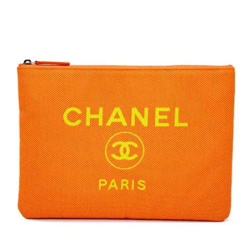 Pre-owned Vintage Fabric Clutch - Chanel Vintage - Modalova