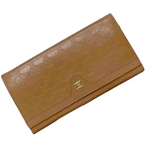 Pre-owned Leather Wallet - Celine Vintage - Modalova