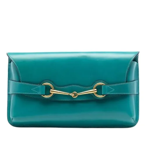 Pre-owned Leather Clutch - Gucci Vintage - Modalova