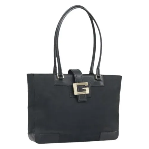 Pre-owned Canvas Tote Bag - Gucci Vintage - Modalova