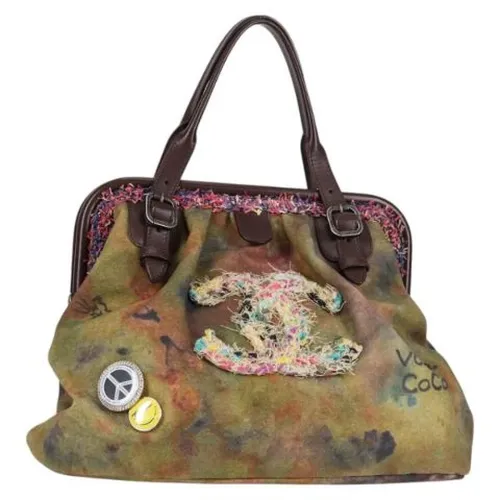 Pre-owned Vintage Canvas Hand Bag - Chanel Vintage - Modalova