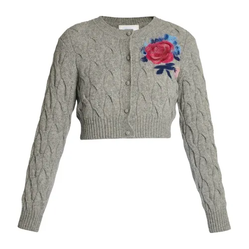 Crew Neck Cardigan - Erdem - Modalova