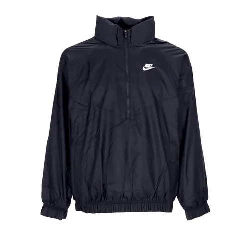 Windbreaker Anorak Jacket Black/White - Nike - Modalova