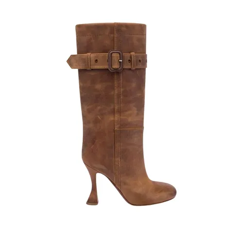 Calf Boots - Moschino - Modalova