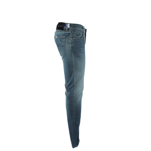 Slim Fit Blue Jeans - Jacob Cohën - Modalova