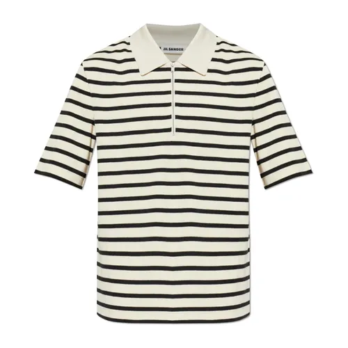 Striped Pattern Polo - Jil Sander - Modalova