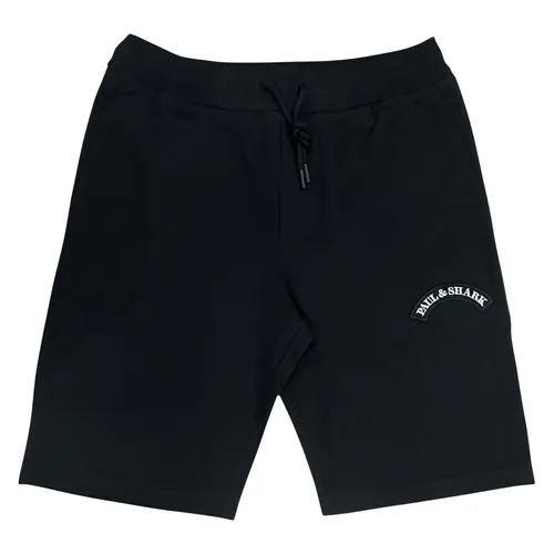 Short de Algodón Negro Corte Regular - Paul & Shark - Modalova