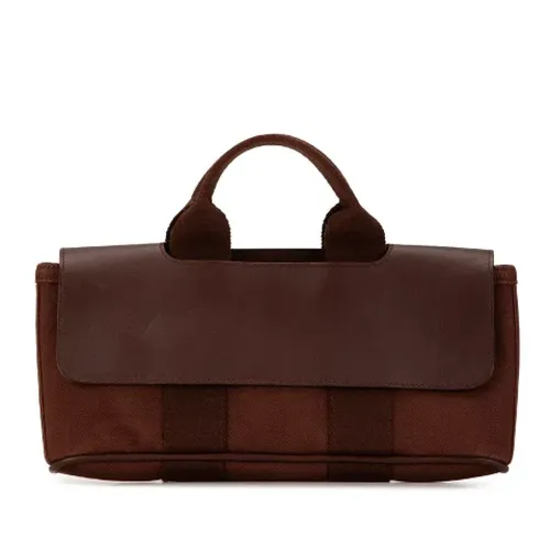 Pre-owned Canvas handbags - Hermès Vintage - Modalova