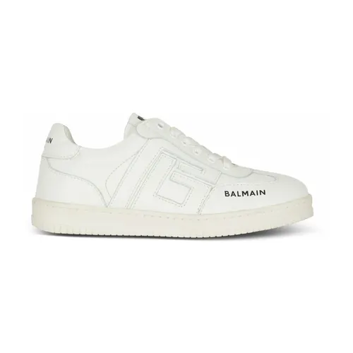 Smooth leather trainers - Balmain - Modalova