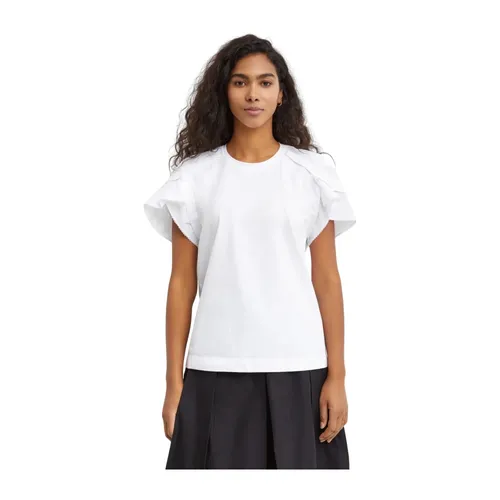 White Cotton Pleated Tee - 3.1 Phillip Lim - Modalova