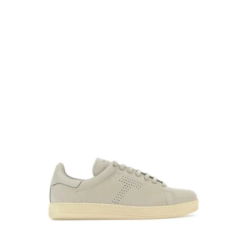 Light Grey Suede Warwick Sneakers - Tom Ford - Modalova