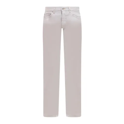Vaqueros Grises Corte Cómodo Botones Metálicos - Maison Margiela - Modalova