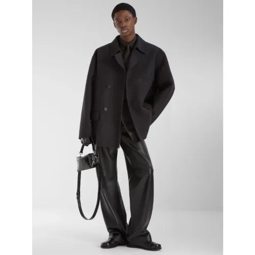 Wool Mélange Pea Coat - Fendi - Modalova