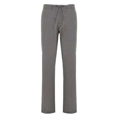 Wool Drawstring Pants with Pockets - Canali - Modalova