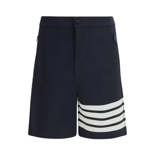 Viscose Bermuda Shorts - Thom Browne - Modalova