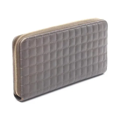 Pre-owned Leather Wallet - Celine Vintage - Modalova