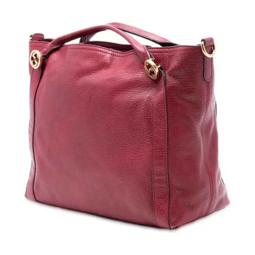 Pre-owned Leather Shoulder Bag - Gucci Vintage - Modalova