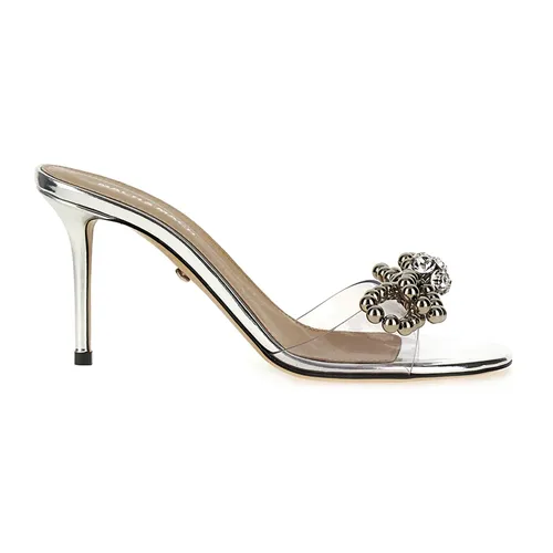 Stud Bow Sandals - Mach & Mach - Modalova