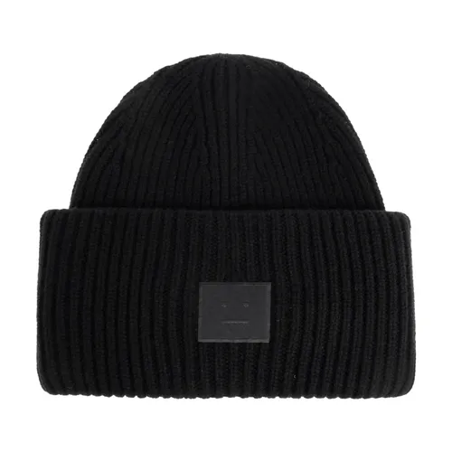 Large Face Logo Beanie - Acne Studios - Modalova