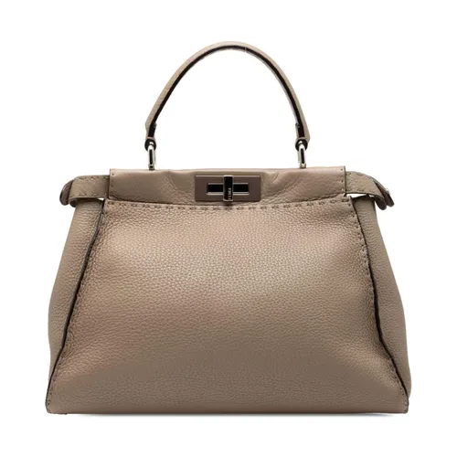 Pre-owned Leather Handbag - Fendi Vintage - Modalova