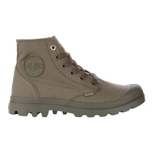 Monochrome Olive Military Boots - Palladium - Modalova