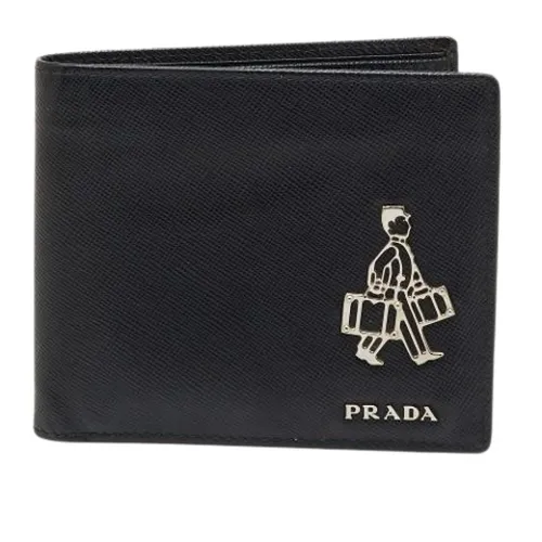 Pre-owned Bellhop Bifold Wallet - Prada Vintage - Modalova