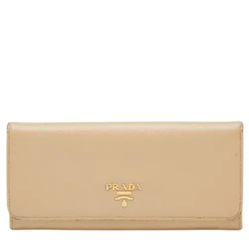 Pre-owned Cuoio wallets - Prada Vintage - Modalova