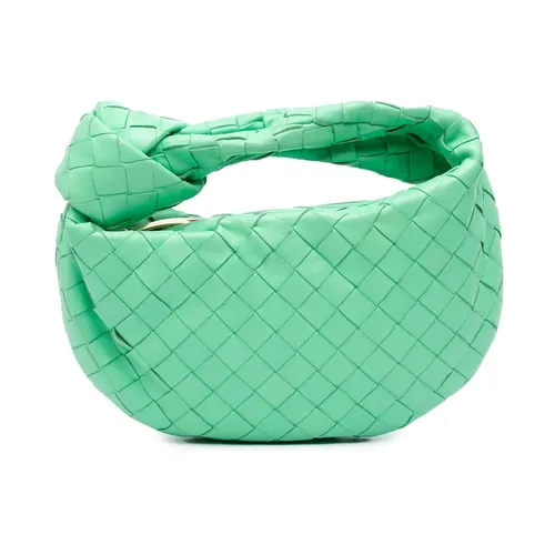Pre-owned Woven Leather Top Handle Bag - Bottega Veneta Vintage - Modalova
